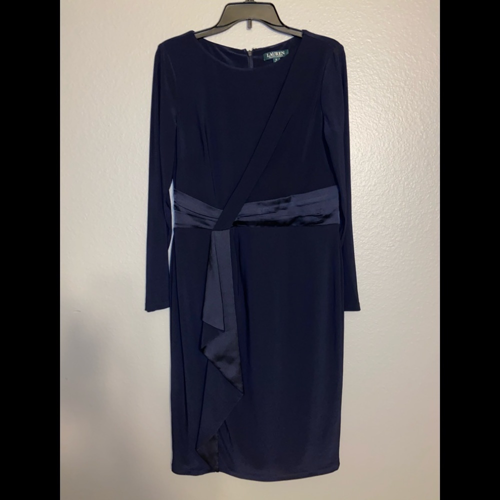 Lauren Ralph Lauren chic sheath dress with accent